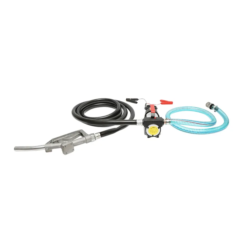 Kit pompa transfer motorina 12V cu furtun aspiratie 1,5m, furtun transfer 4m si pistol Breckner Germany Livrare gratuită