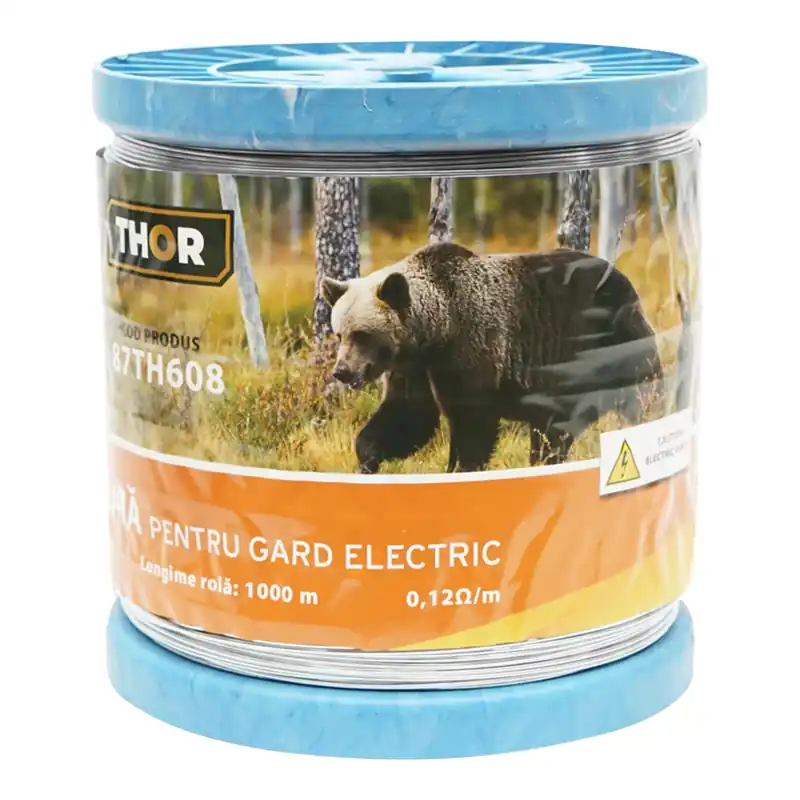 Vezi acum Sarma galvanizata pentru gard electric 1,6mm x 1000m Thor
