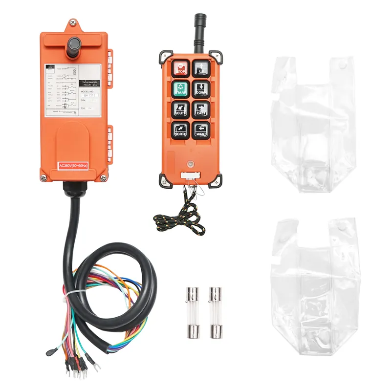 Premium Telecomanda industriala wireless cu 6 comenzi AC 380V si protectie la apa Breckner Germany