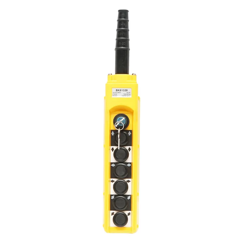 Calitate înaltă Telecomanda industriala cu 6 comenzi si contact general cu cheie 380V Breckner Germany
