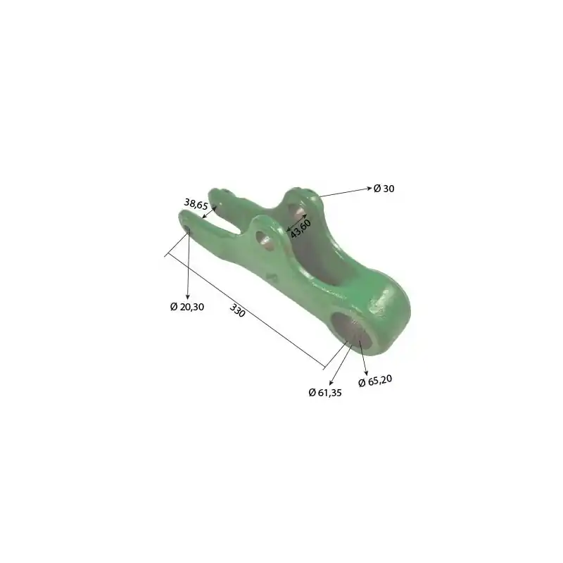 Brat monobloc dreapta John Deere L 310 mm - Ø 20/30/64 mm Calitate înaltă