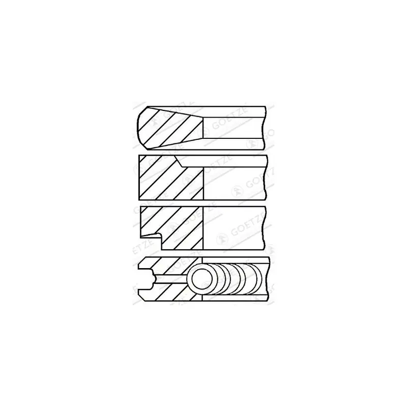 Set segmenti piston Ford 3904264 Reducere extra