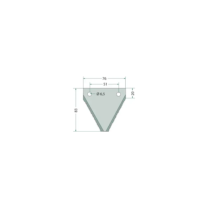 Lamela Cutit Claas 611203.41, 84429103M, 5256112031/25, B102506 Nu rata