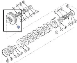 Case IH Pinion 1995260C1 Reducere