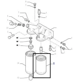 Filtru Combustibil 84412164 Popular