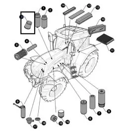 Filtru Ulei Motor 87708114 84287923 Ultima șansă