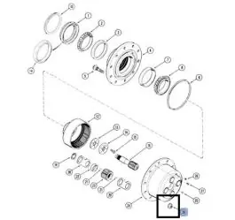 Case IH Piulita Prezon Roata 1280579C1 Calitate înaltă