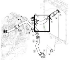 Calitate înaltă John Deere Tub RE328449