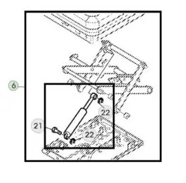 Lichidare de stoc John Deere Amortizor AL117346