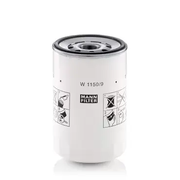 Filtru ulei W 1150/9 Mann Filter Livrare gratuită