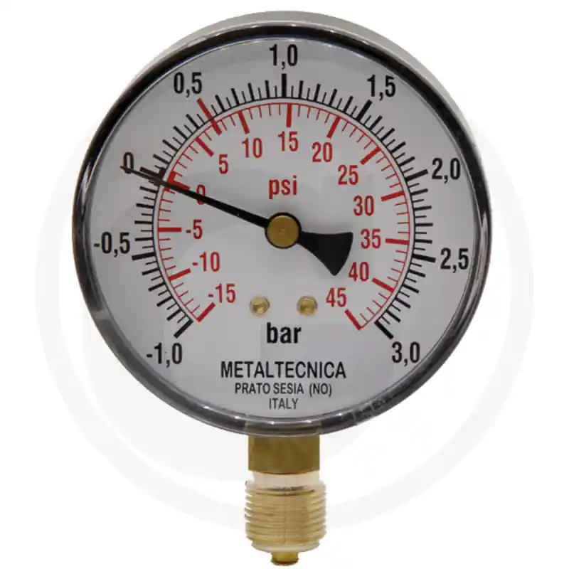 Comandă acum Manometru cu vacuum -1 -> +3 racord 3/8" - jos